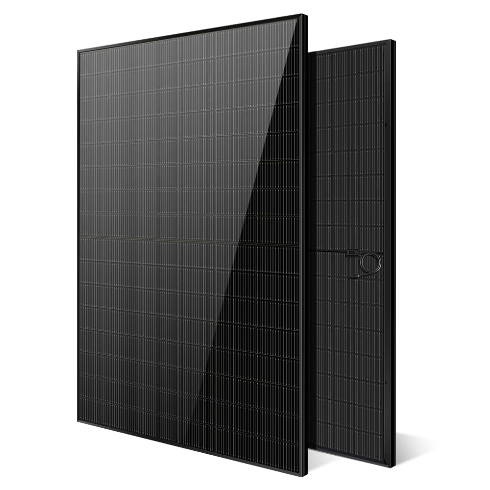 SUNGOLDPOWER 4PCS 450W Bifacial Solar Panels,N-Type 16BB,UL61730,Vmp 31V Each,HE Up to 30% Extra Power,for Home Backup,Farm,Residential&Commercial On/Off-Grid Systems(4 * 450W Bifacial)