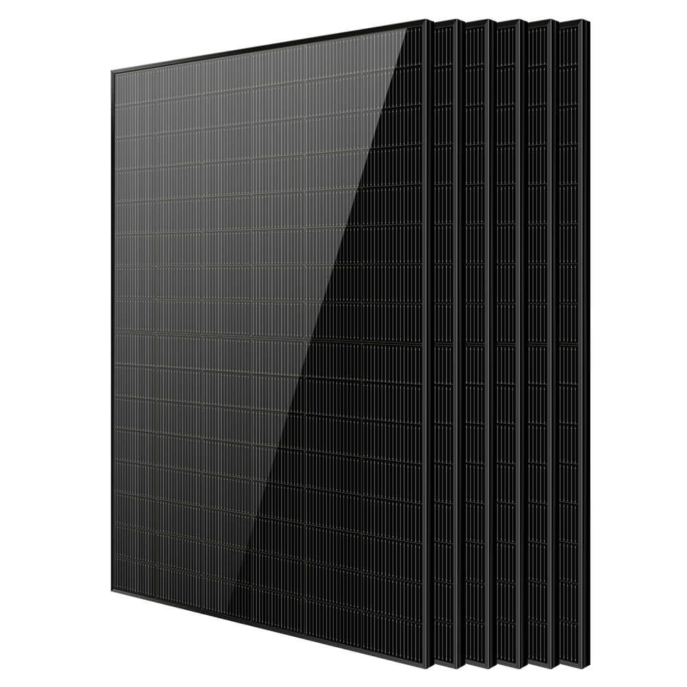 SUNGOLDPOWER 4PCS 450W Bifacial Solar Panels,N-Type 16BB,UL61730,Vmp 31V Each,HE Up to 30% Extra Power,for Home Backup,Farm,Residential&Commercial On/Off-Grid Systems(4 * 450W Bifacial)