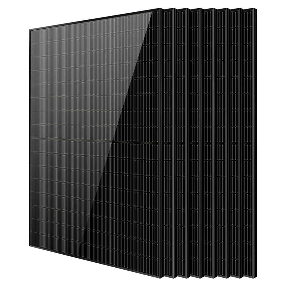 SUNGOLDPOWER 4PCS 450W Bifacial Solar Panels,N-Type 16BB,UL61730,Vmp 31V Each,HE Up to 30% Extra Power,for Home Backup,Farm,Residential&Commercial On/Off-Grid Systems(4 * 450W Bifacial)