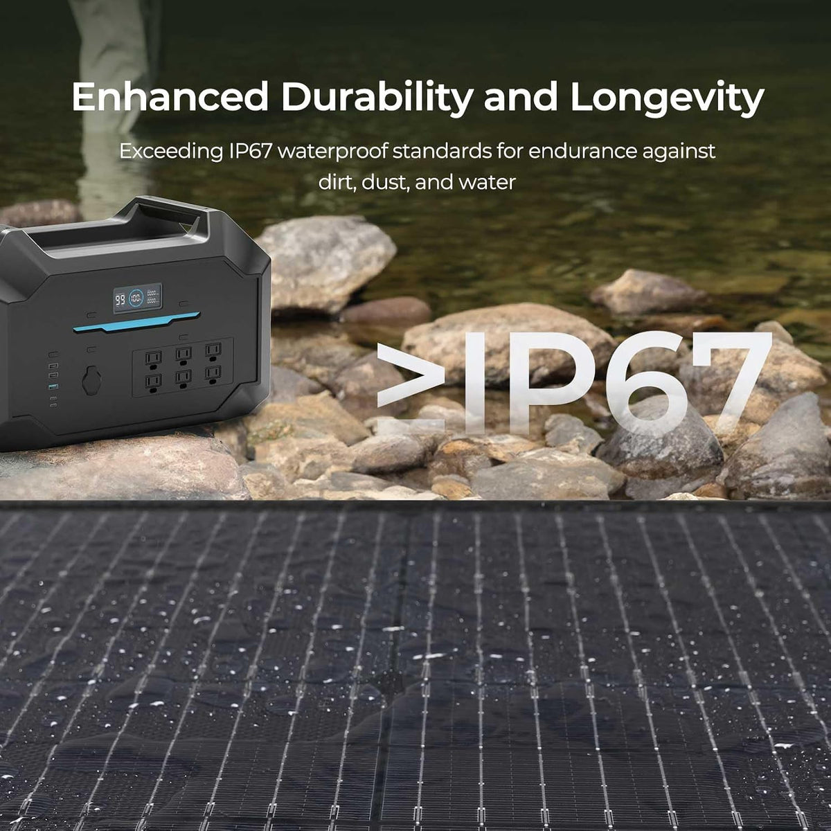 Renogy 800 Watt Solar Panel Suitcase, Dual 400W Portable Foldable Solar Panels for Power Station, RV Camping, Off-Grid Blackouts, 23% High Efficiency, Fast Installation w/Sturdy Kickstands, IP67