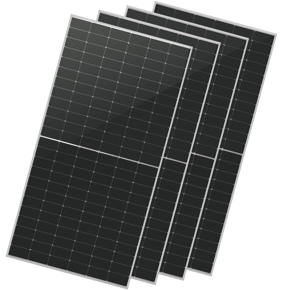 SUNGOLDPOWER 4PCS 450W Bifacial Solar Panels,N-Type 16BB,UL61730,Vmp 31V Each,HE Up to 30% Extra Power,for Home Backup,Farm,Residential&Commercial On/Off-Grid Systems(4 * 450W Bifacial)