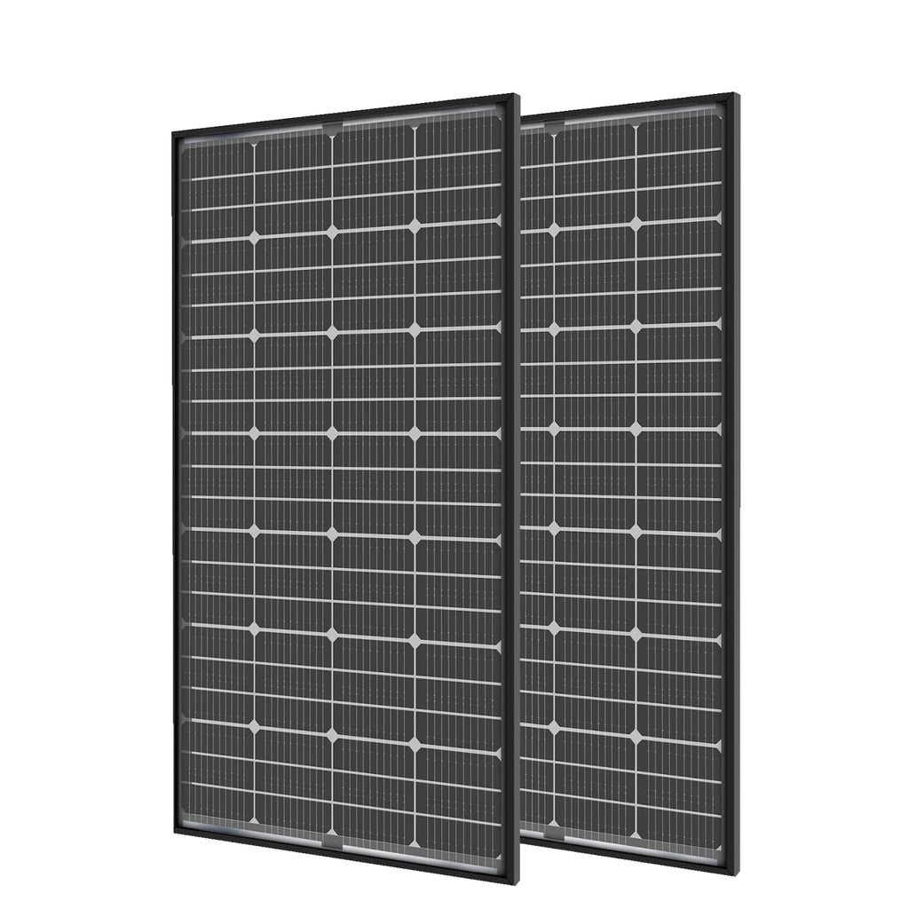 JJN 1100W Bifacial Solar Panel, 2 Pack 550W Module, 23% High-Efficiency