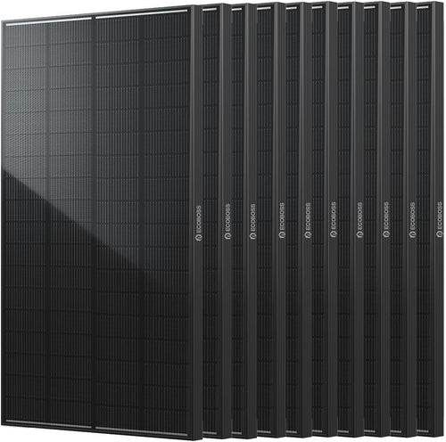 2000W UL Certification Solar Panel, 10PC 200 Watt N-Type 25.8% Solar Panels
