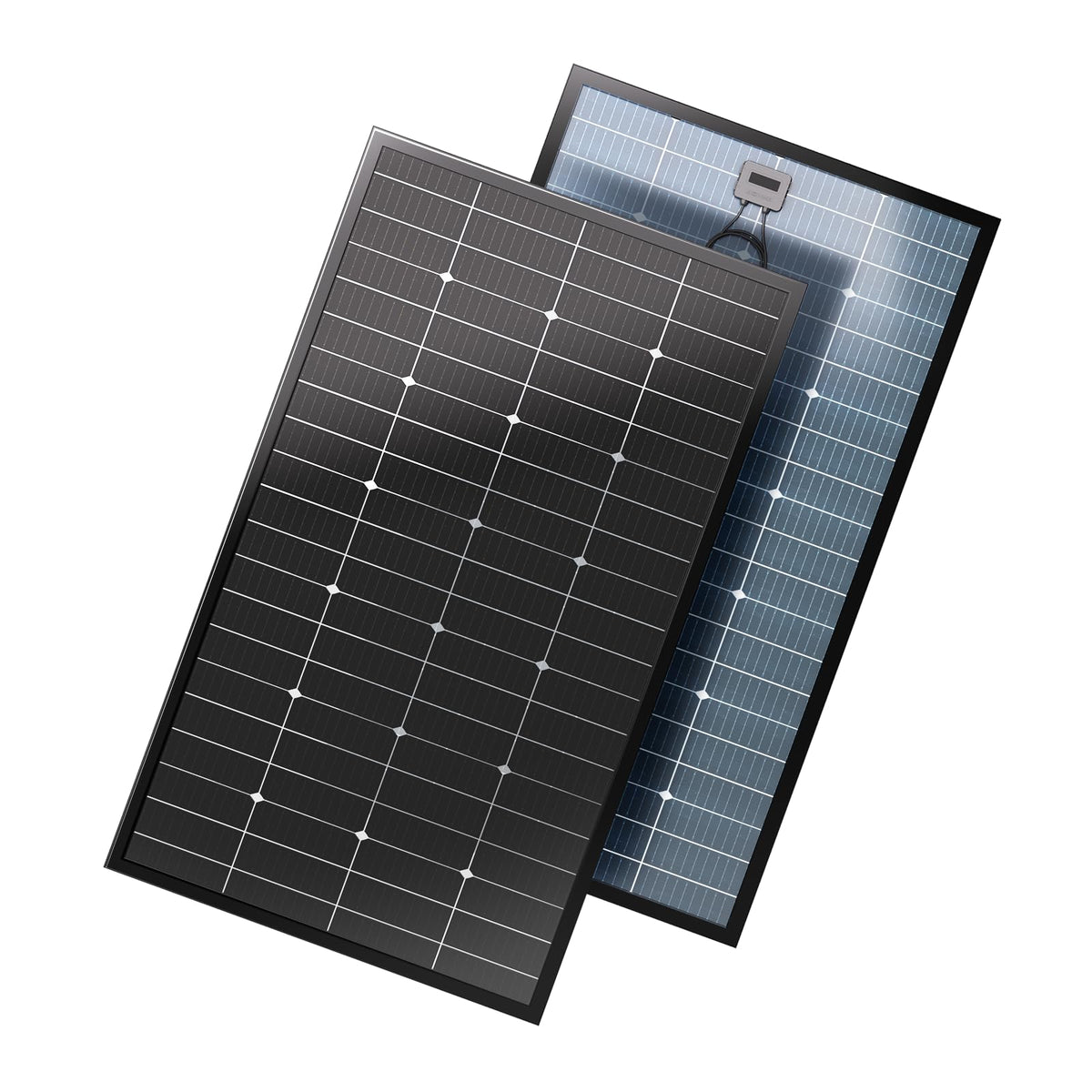 JJN 1100W Bifacial Solar Panel, 2 Pack 550W Module, 23% High-Efficiency