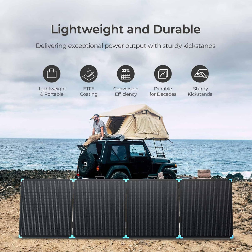 Renogy 800 Watt Solar Panel Suitcase, Dual 400W Portable Foldable Solar Panels for Power Station, RV Camping, Off-Grid Blackouts, 23% High Efficiency, Fast Installation w/Sturdy Kickstands, IP67