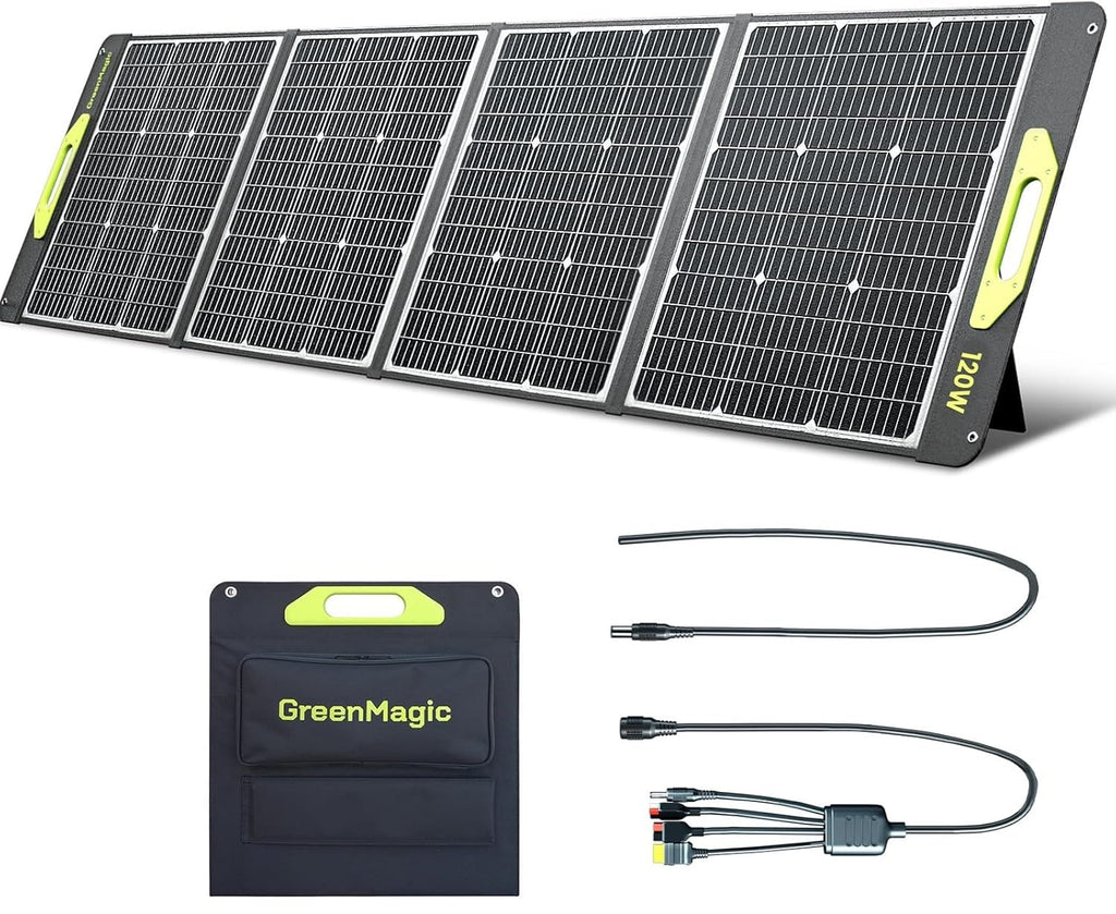 800W Portable Solar Panel, 2pcs 400W Portable Solar Panels 39V, 23% Efficiency Foldable IP67 Waterproof Adjustable Kickstands, Off-Grid Power Smart Sunlight Alignment via Suncast, for Camping, RV