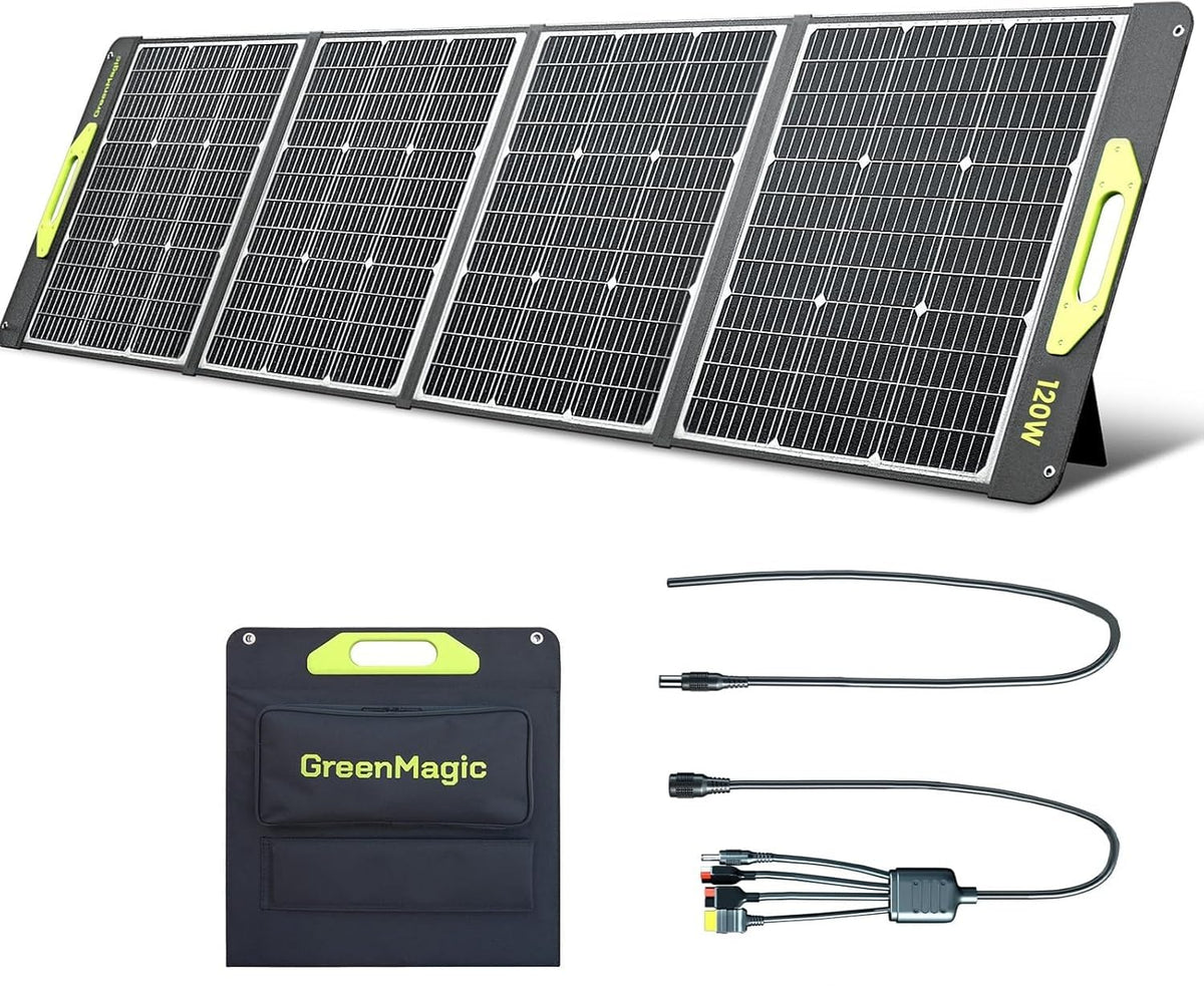800W Portable Solar Panel, 2pcs 400W Portable Solar Panels 39V, 23% Efficiency Foldable IP67 Waterproof Adjustable Kickstands, Off-Grid Power Smart Sunlight Alignment via Suncast, for Camping, RV