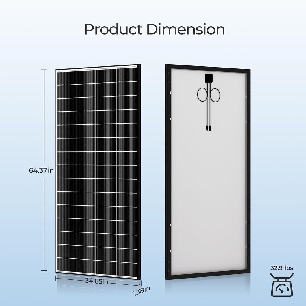 Renogy Solar Panels 1280 Watt N-Type 18BB, 25% High-Efficiency