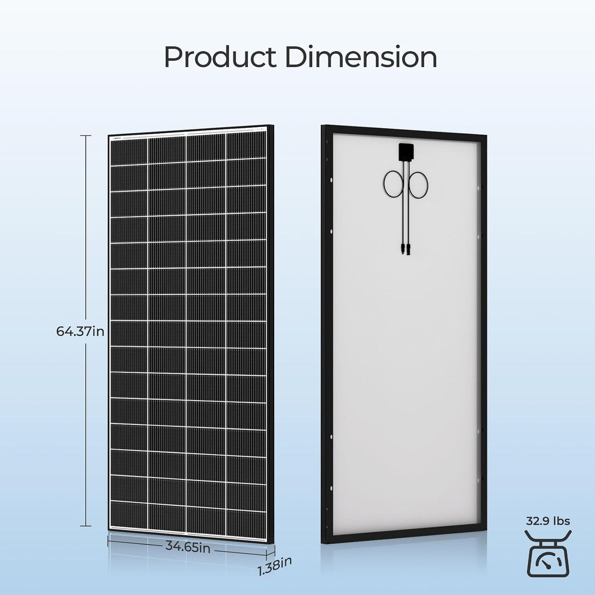 Renogy Solar Panels 1280 Watt N-Type 18BB, 25% High-Efficiency