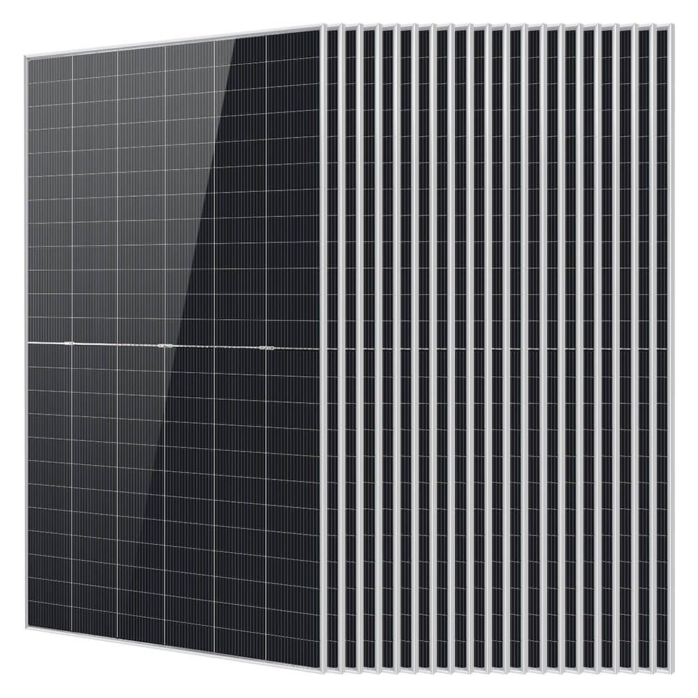 SUNGOLDPOWER 4PCS 450W Bifacial Solar Panels,N-Type 16BB,UL61730,Vmp 31V Each,HE Up to 30% Extra Power,for Home Backup,Farm,Residential&Commercial On/Off-Grid Systems(4 * 450W Bifacial)