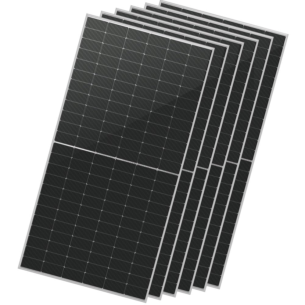 SUNGOLDPOWER 4PCS 450W Bifacial Solar Panels,N-Type 16BB,UL61730,Vmp 31V Each,HE Up to 30% Extra Power,for Home Backup,Farm,Residential&Commercial On/Off-Grid Systems(4 * 450W Bifacial)