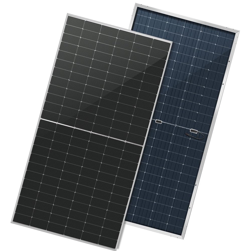 SUNGOLDPOWER 4PCS 450W Bifacial Solar Panels,N-Type 16BB,UL61730,Vmp 31V Each,HE Up to 30% Extra Power,for Home Backup,Farm,Residential&Commercial On/Off-Grid Systems(4 * 450W Bifacial)