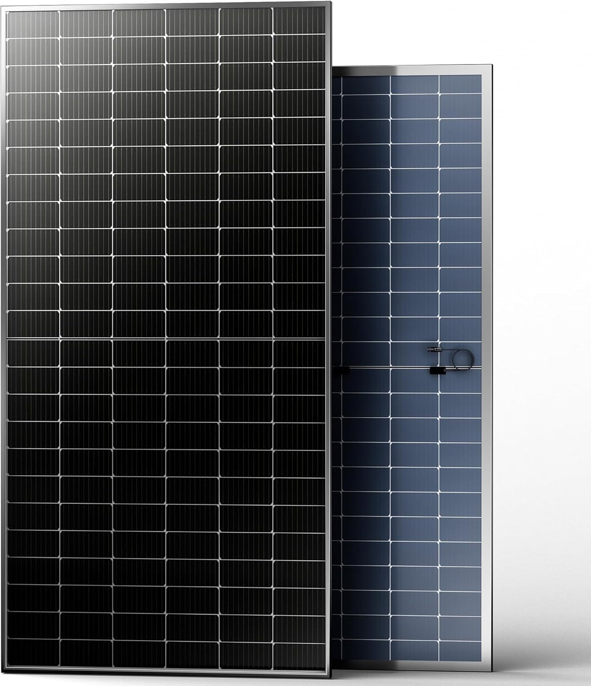 JJN 1100W Bifacial Solar Panel, 2 Pack 550W Module, 23% High-Efficiency