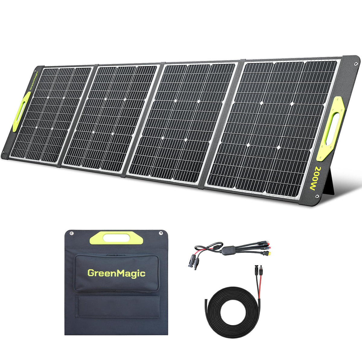800W Portable Solar Panel, 2pcs 400W Portable Solar Panels 39V, 23% Efficiency Foldable IP67 Waterproof Adjustable Kickstands, Off-Grid Power Smart Sunlight Alignment via Suncast, for Camping, RV